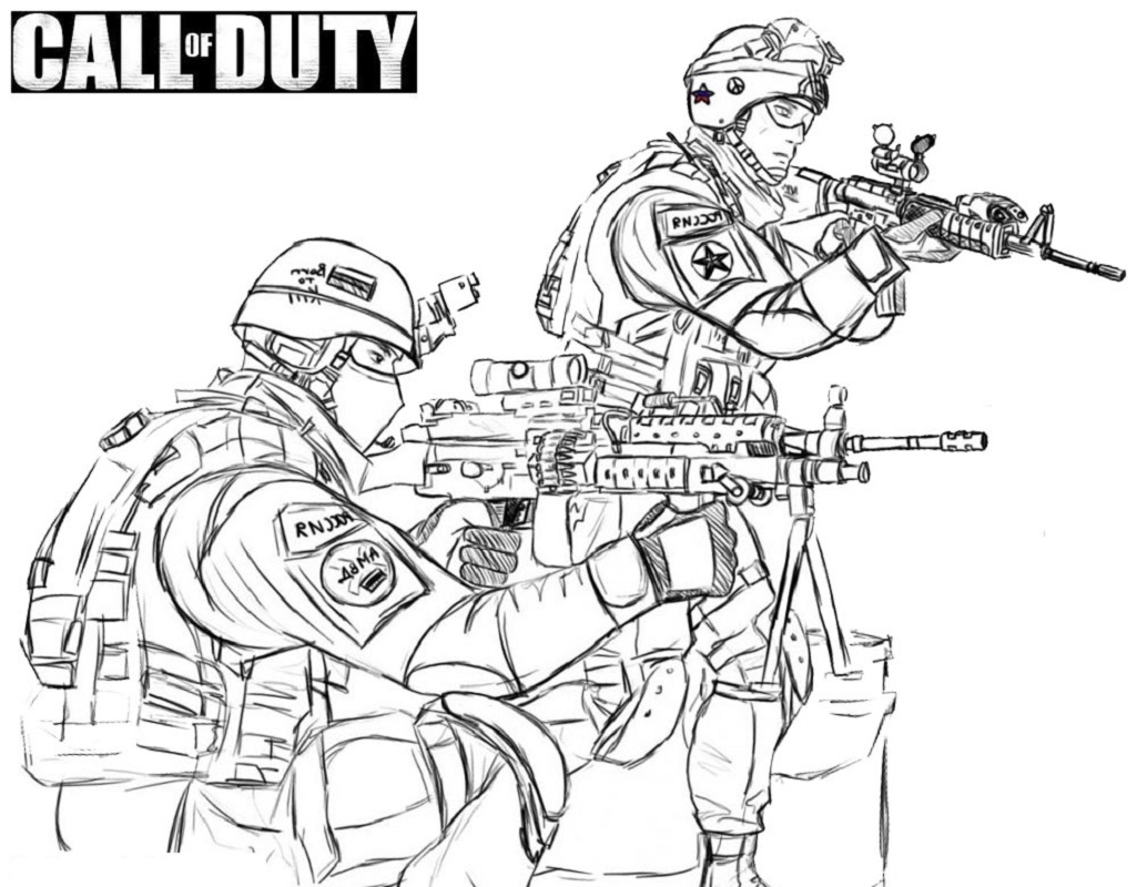 Fantastic Call Of Duty Coloring Pages Pdf Coloringfolder