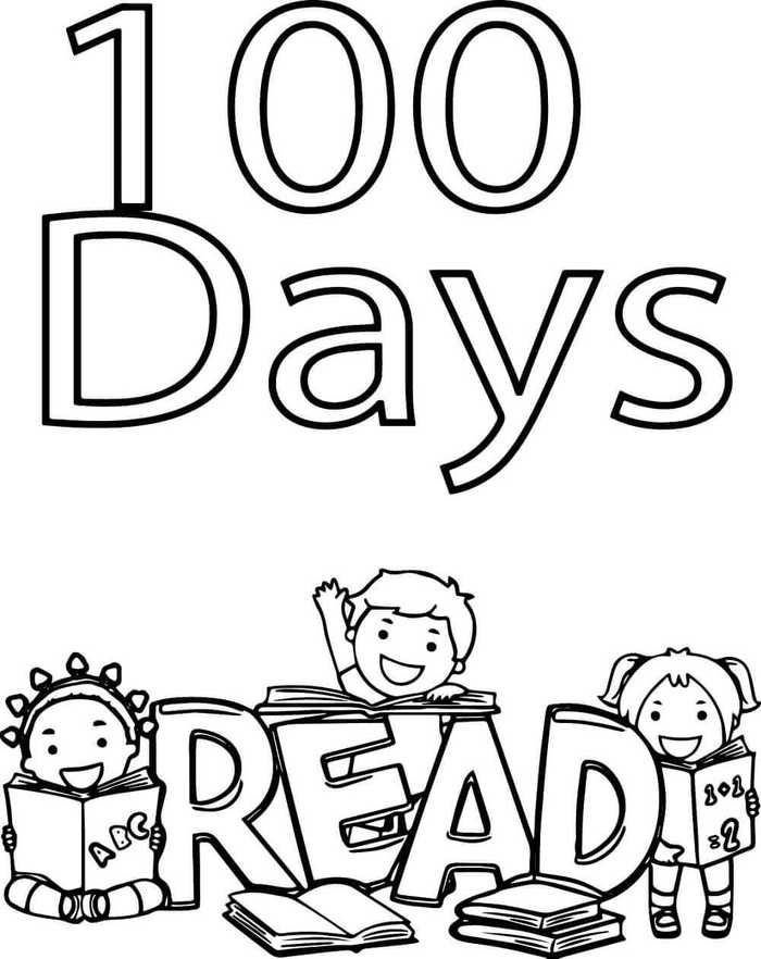 Days Of School Coloring Pages Free Printable