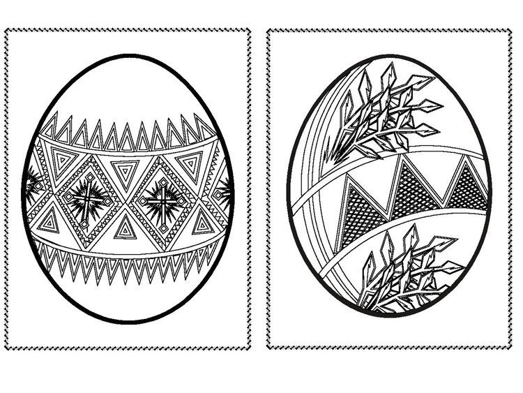 Easter Egg Coloring Pages