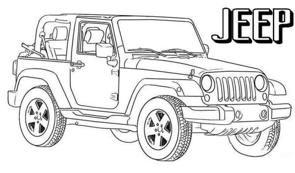 Jeep Off Road Coloring Pages
