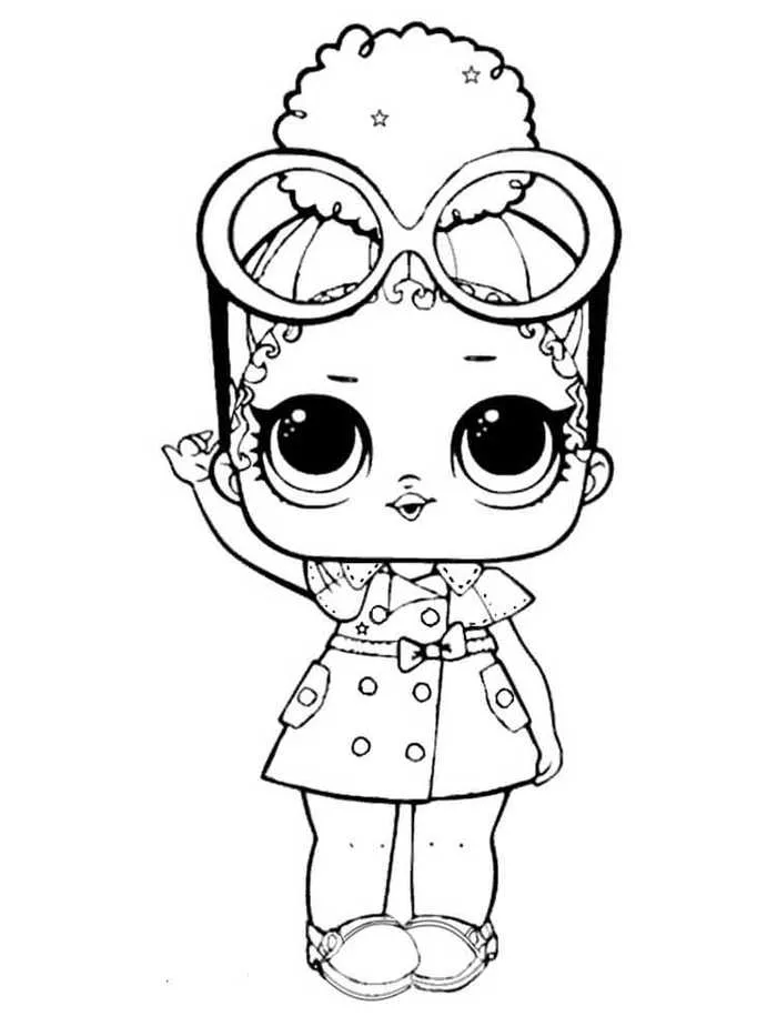 Printable LOL Doll Coloring Pages PDF - Coloringfolder.com