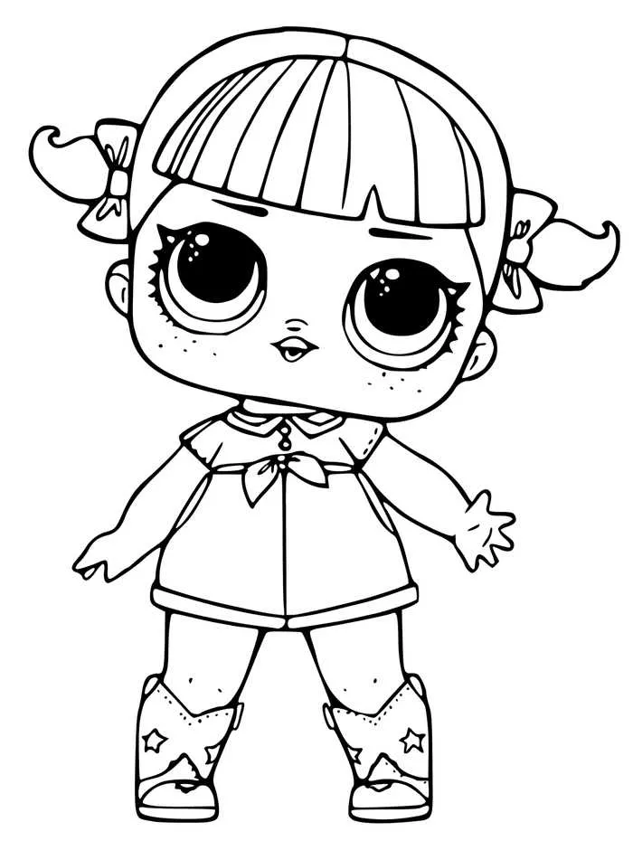 Cherry Lol Surprise Doll Coloring Pages