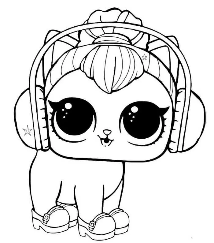 Printable LOL Doll Coloring Pages PDF - Coloringfolder.com