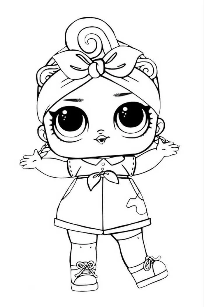 Printable LOL Doll Coloring Pages PDF - Coloringfolder.com