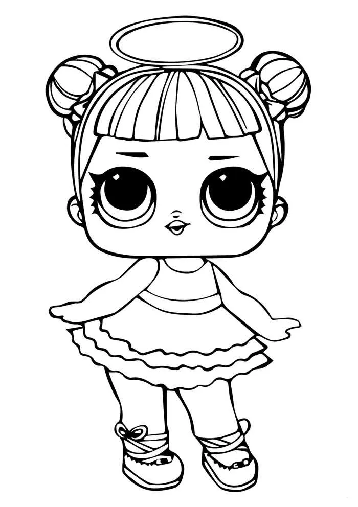 printable lol doll coloring pages pdf coloringfolder com