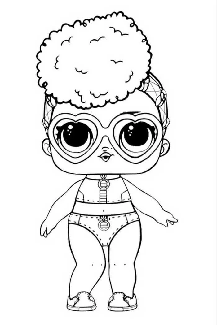 free lol doll coloring pages