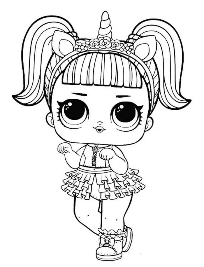 printable lol doll coloring pages pdf coloringfolder com