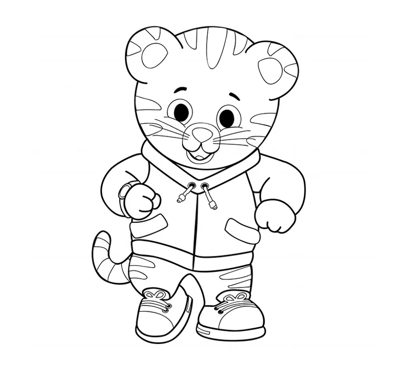 Daniel Tiger Coloring Pages