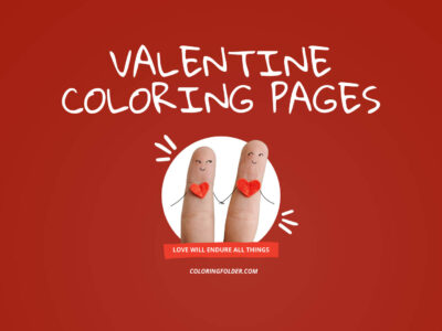 valentine coloring pages pdf