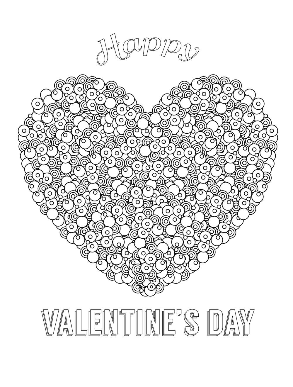 Valentine Coloring Sheets For Adults