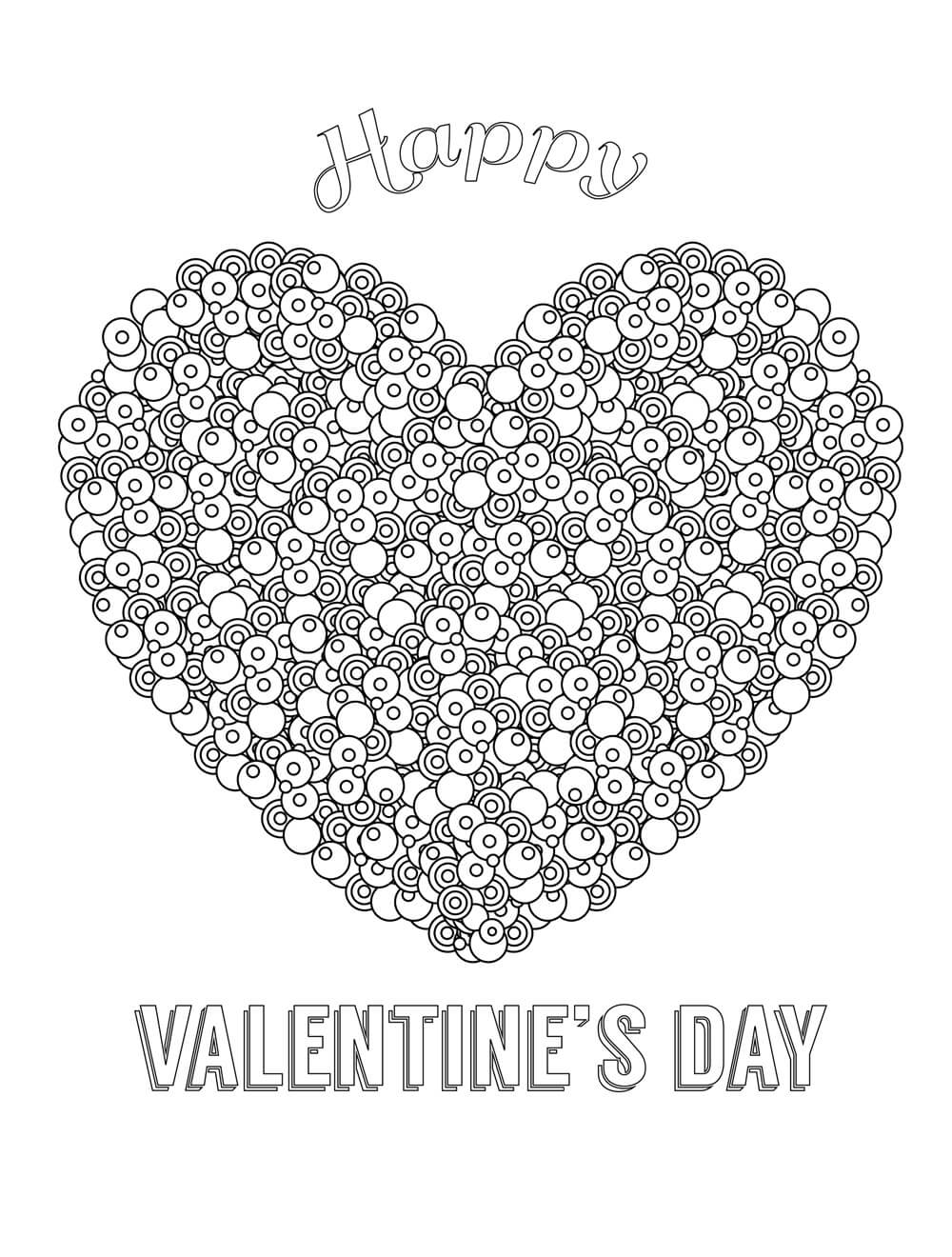 Valentine Coloring Pages For Adults: A Relaxing And Romantic Activity