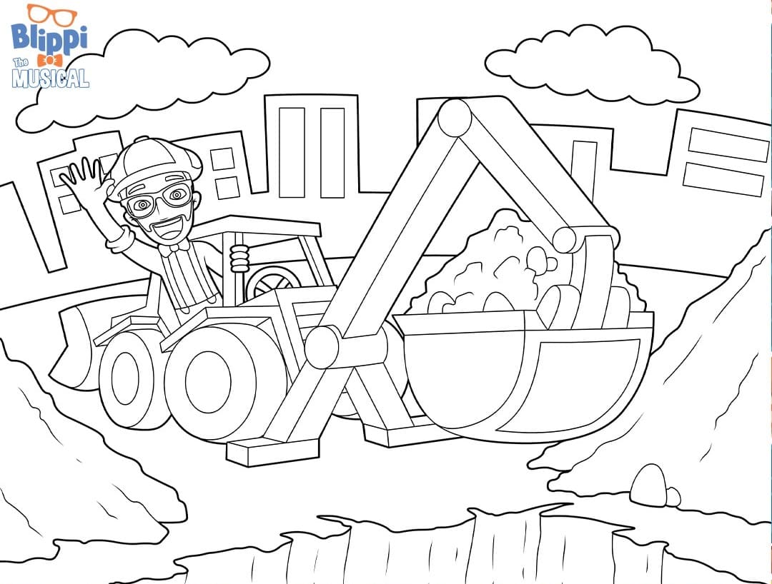 Blippi Coloring Book