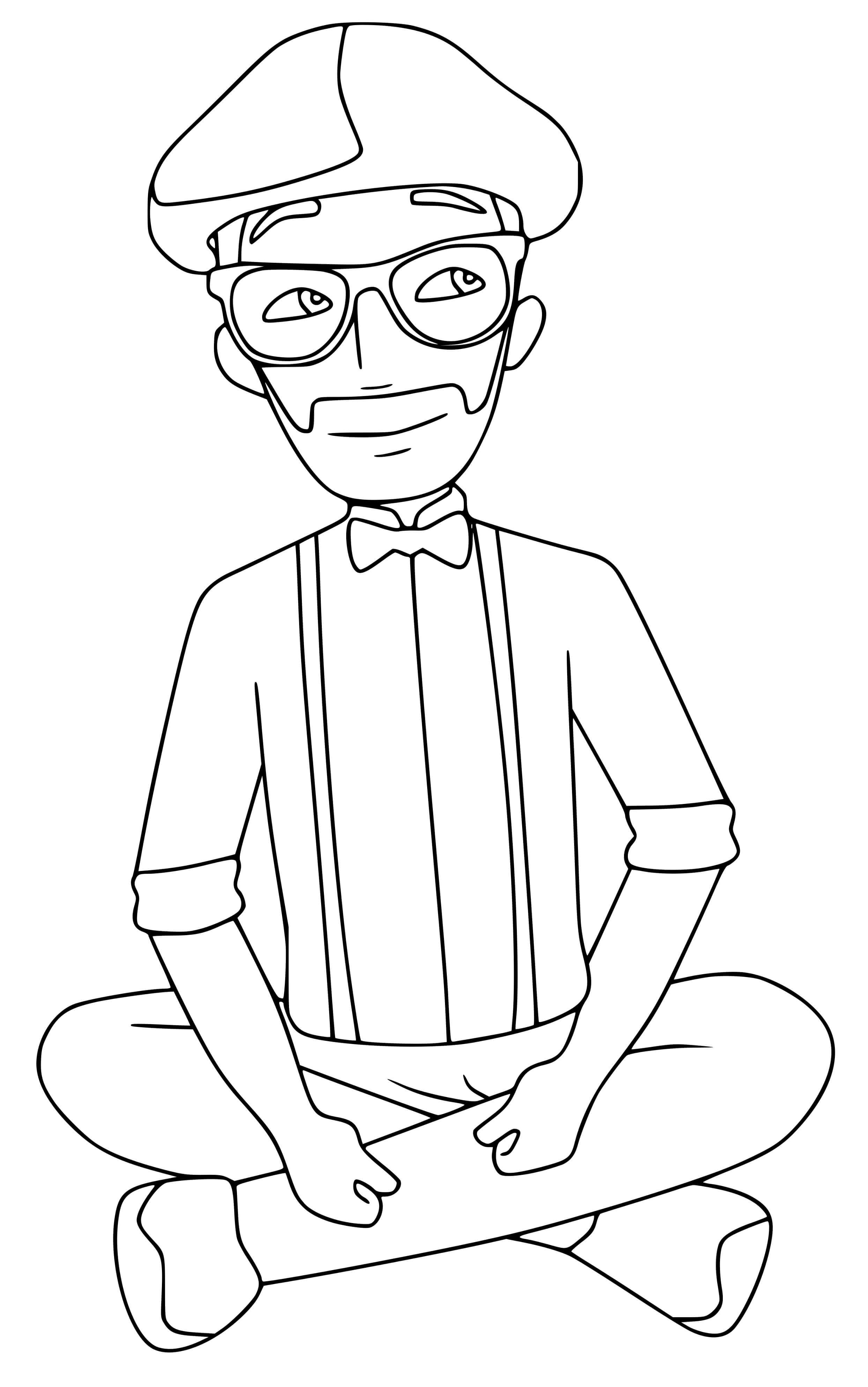 Blippi Coloring Pages Printable