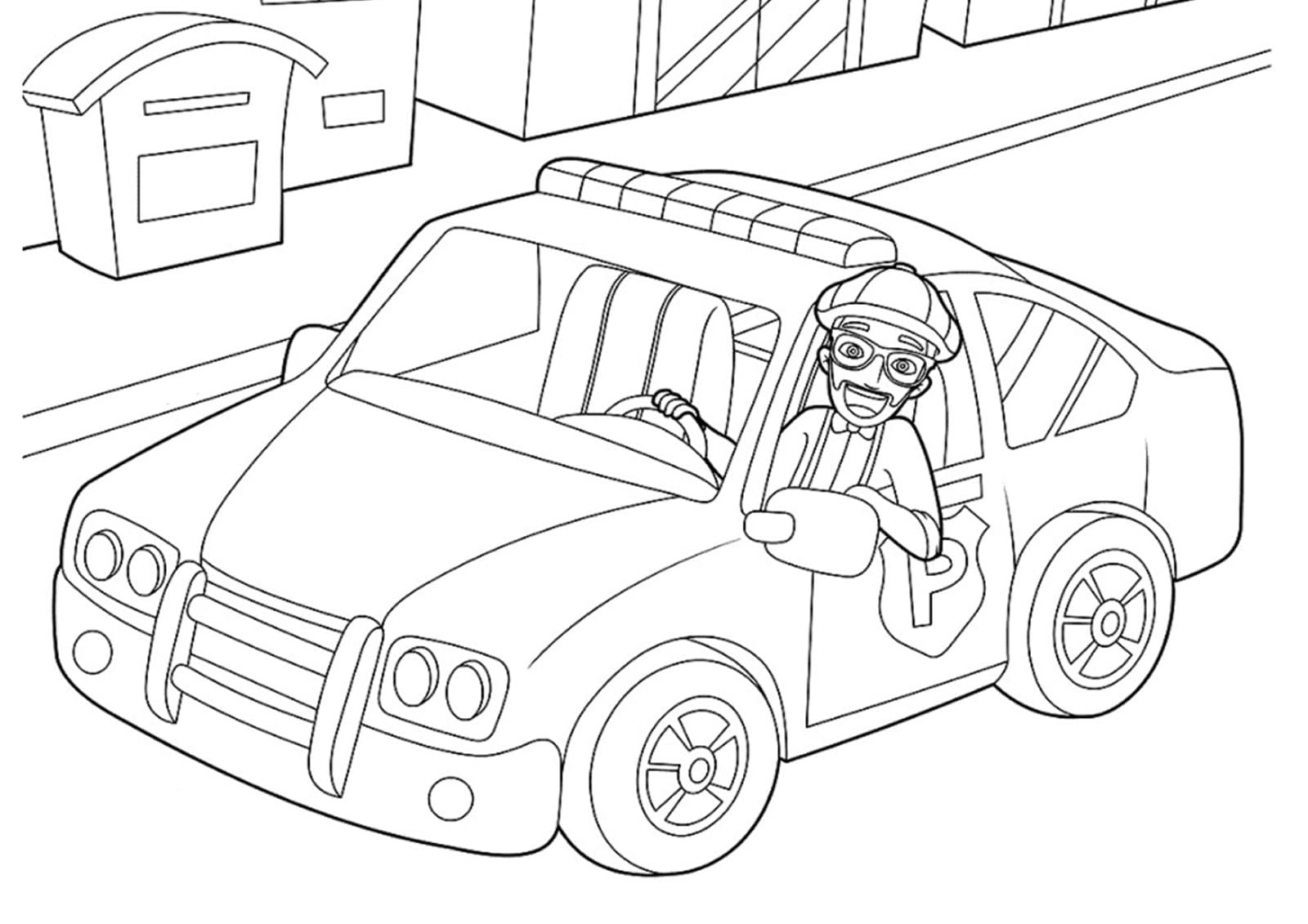 Blippi Coloring Pages to Print