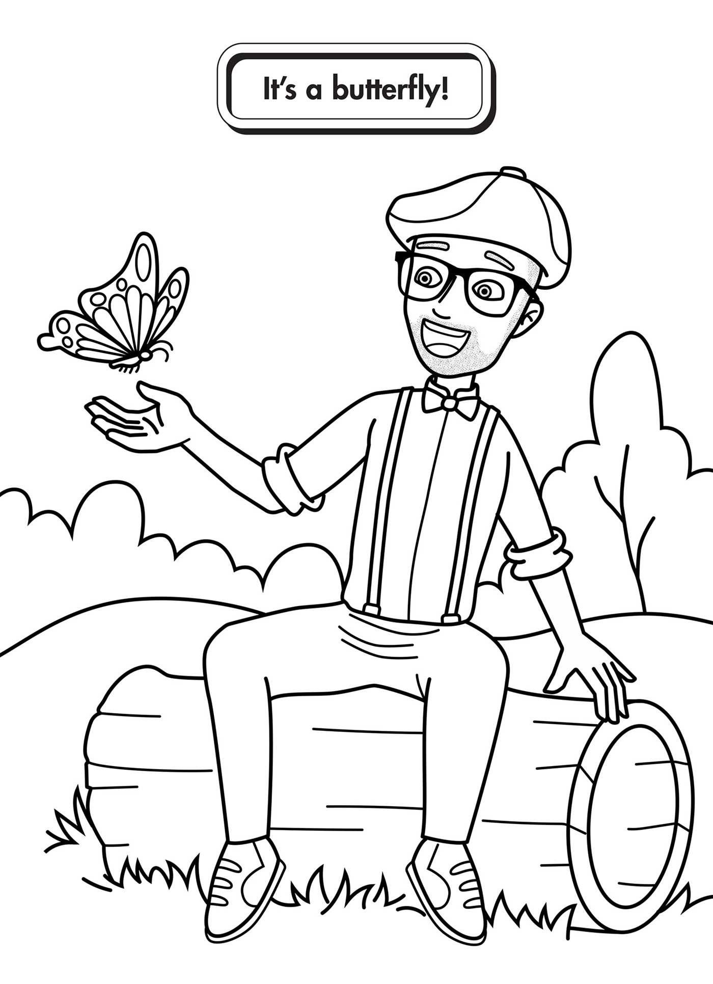 Blippi Coloring Pages