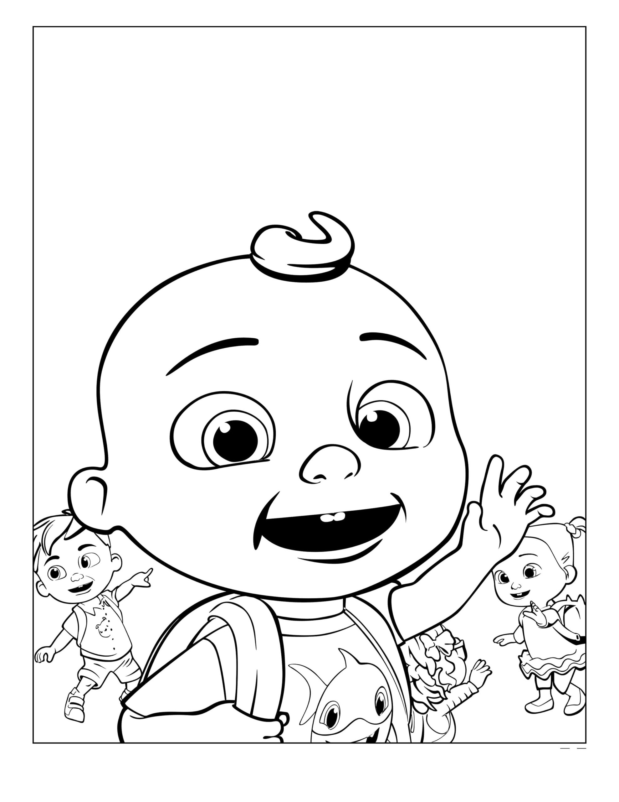 Printable Cocomelon Coloring Pages Pdf - Coloringfolder.com