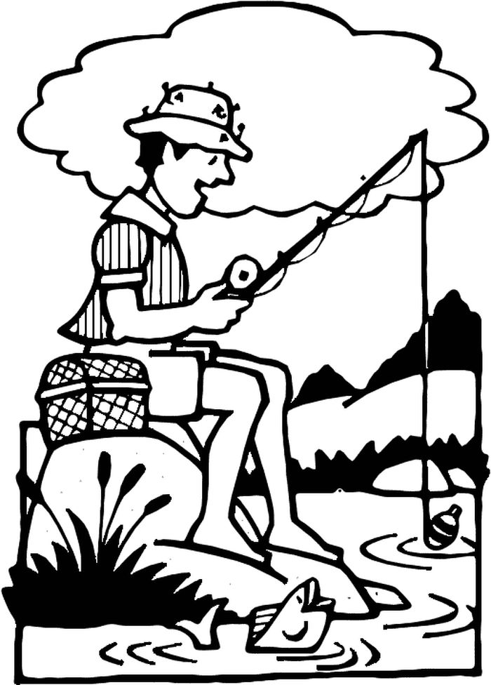 Fishing Lure Coloring Pages