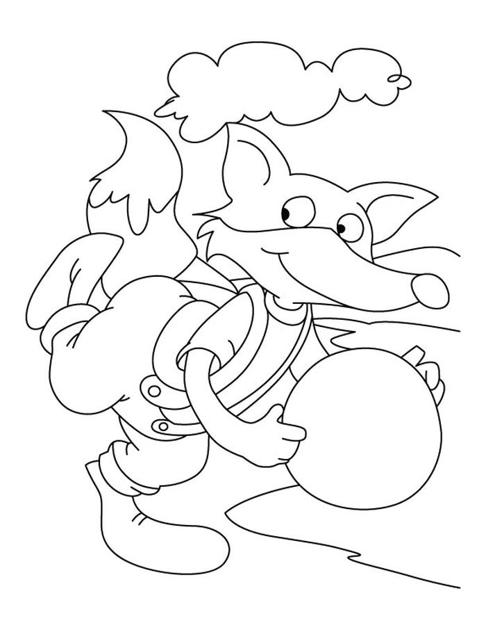 Fox Coloring Pages For Kids