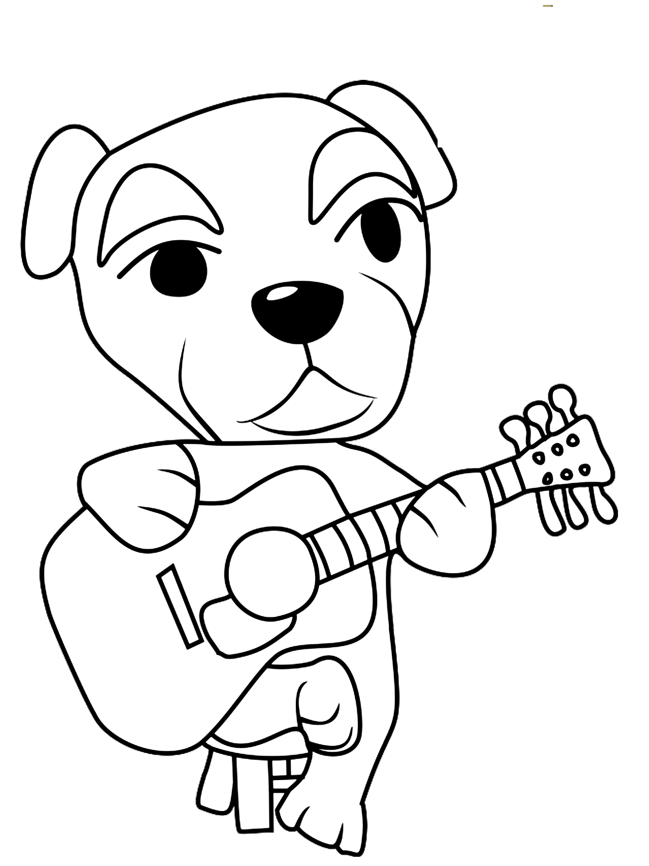 Free Animal Crossing Coloring Pages