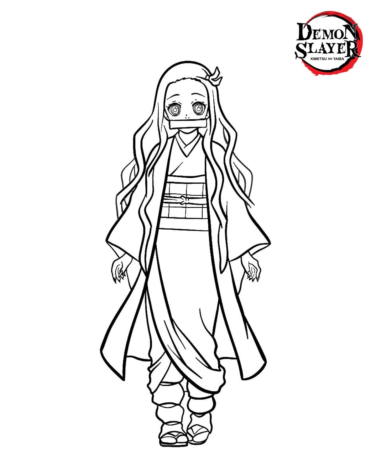 Free Demon Slayer Coloring Pages