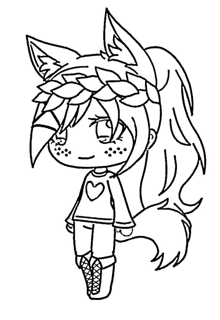 Gacha Life Coloring Pages. Unique Collection. Print for Free