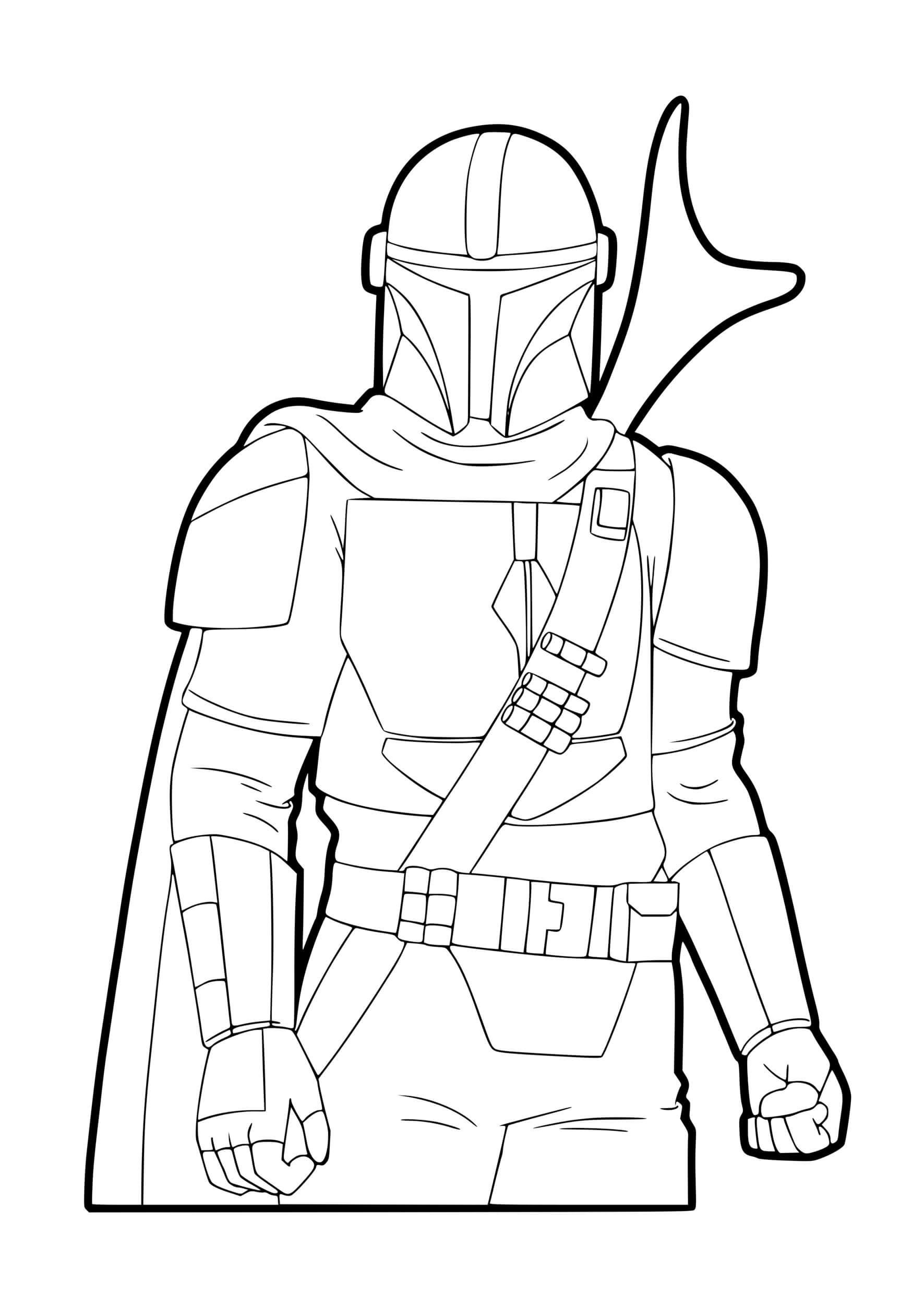 Free Printable Mandalorian Coloring Pages