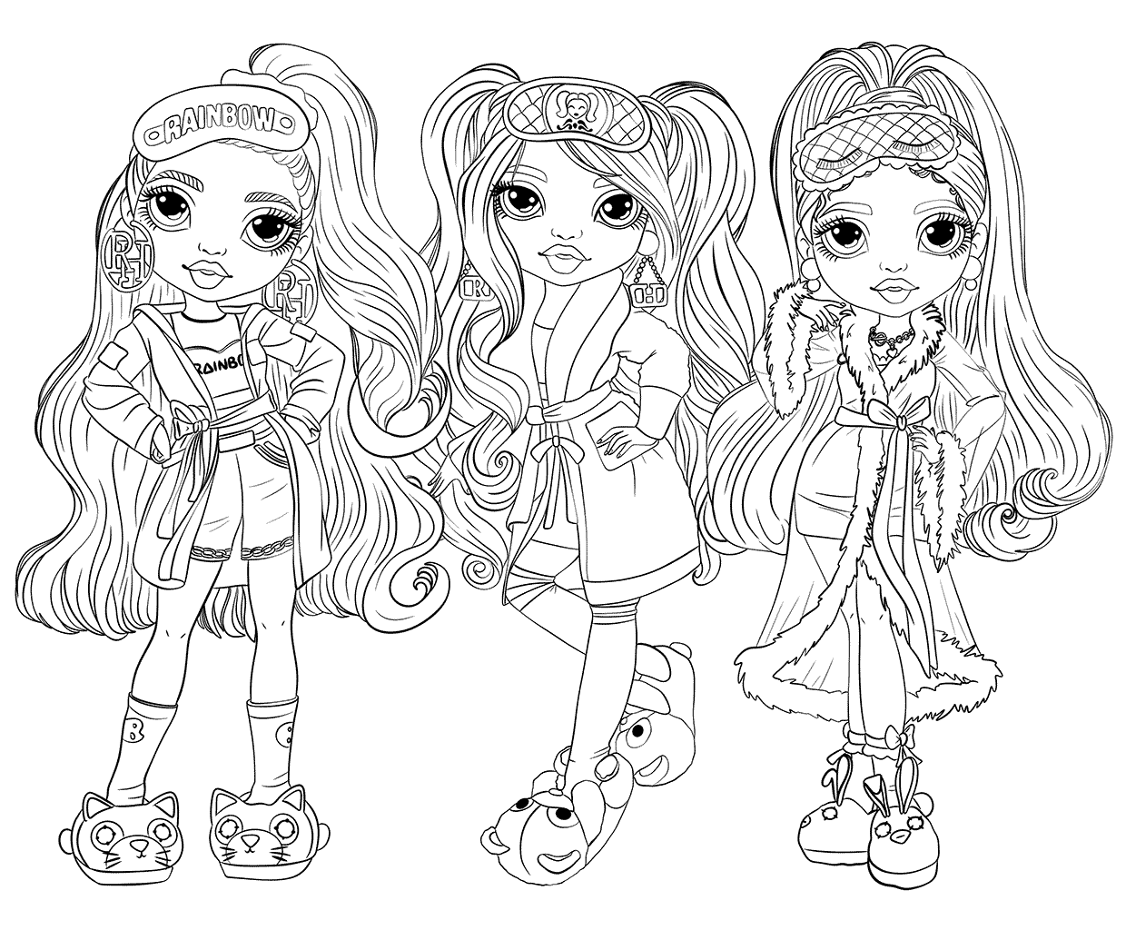 Rainbow High Coloring Pages - Coloring Pages For Kids And Adults in 2023