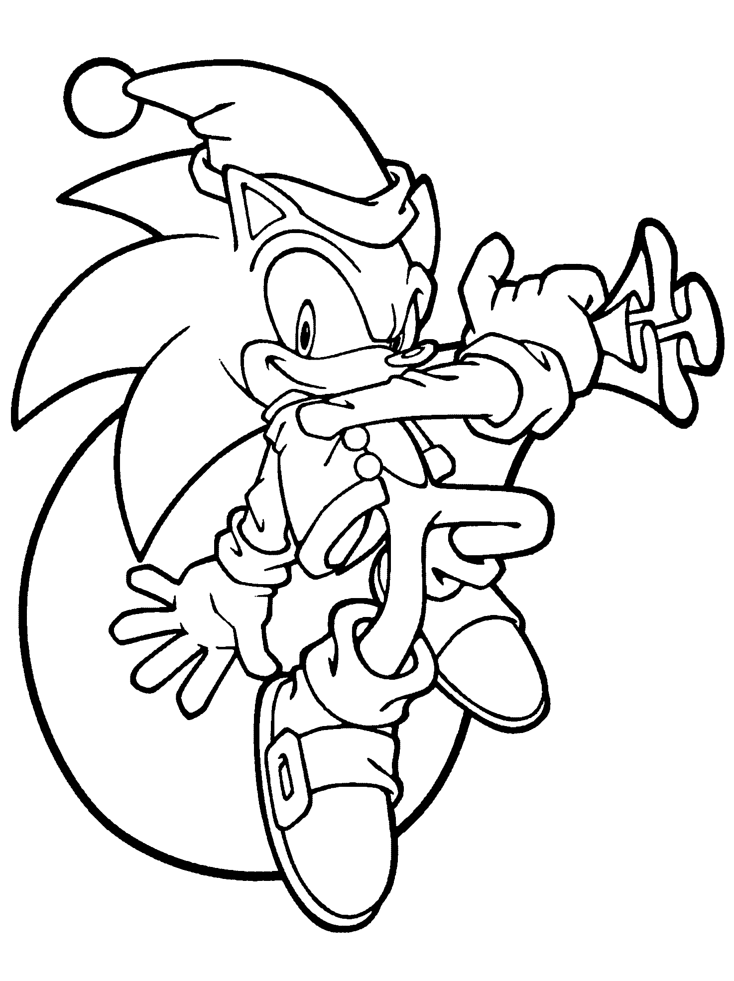 Free Printable Sonic 2 Coloring Pages