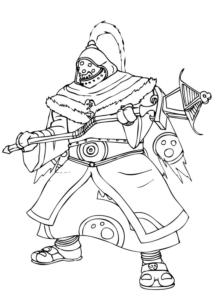 League Of Legends Champion Coloring Pages