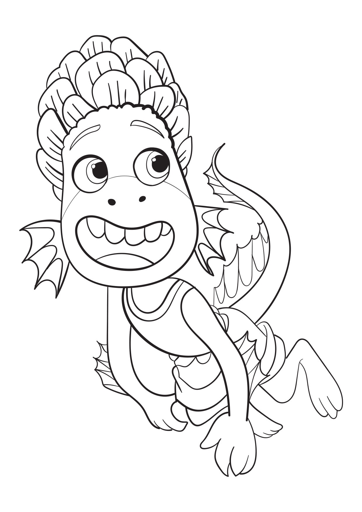 Luca Coloring Pages Alberto