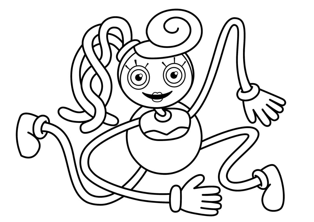 Boogie Bot from Poppy Playtime - Coloring Pages for kids