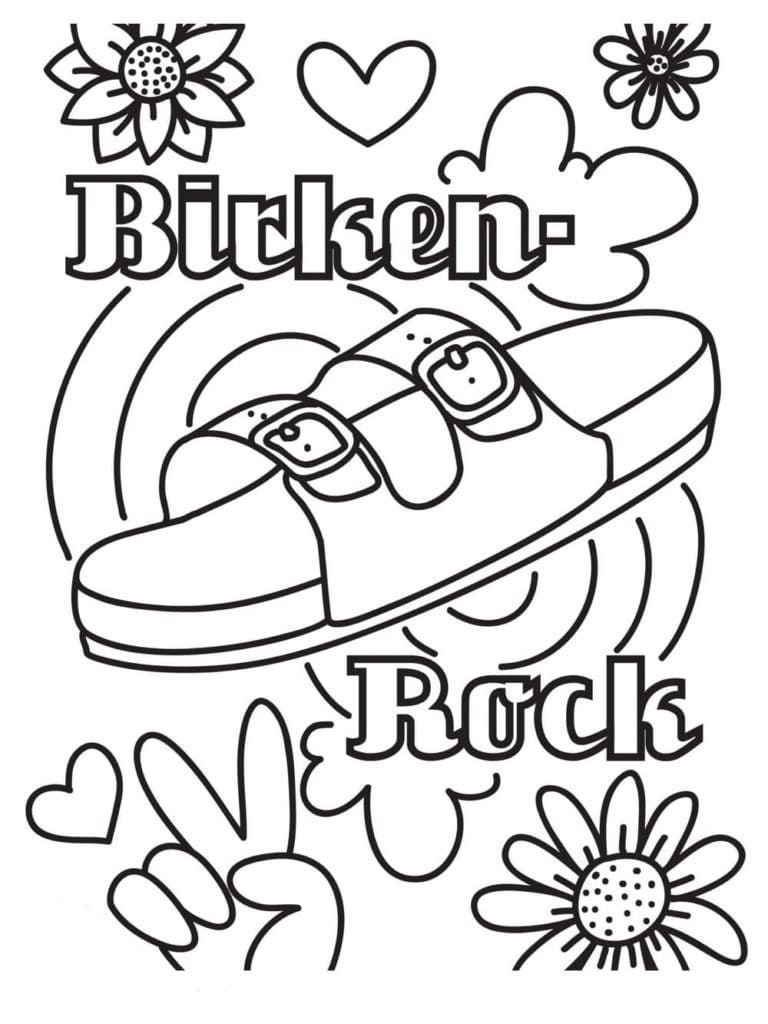 Preppy Coloring Pages to Print