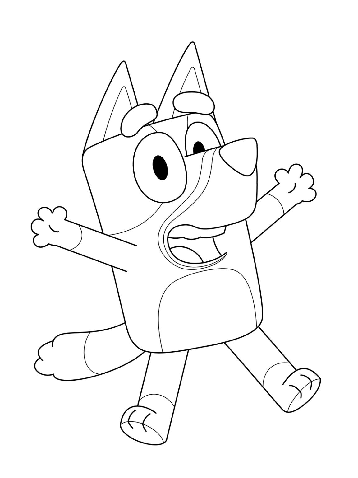 Printable Bluey Coloring Pages