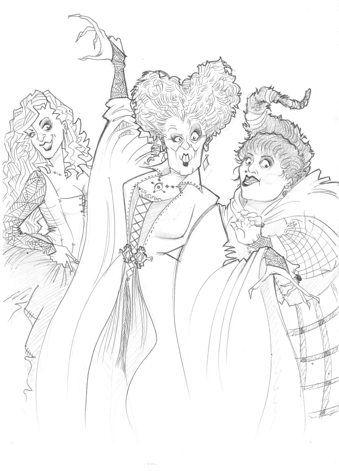 Printable Hocus Pocus Coloring Page