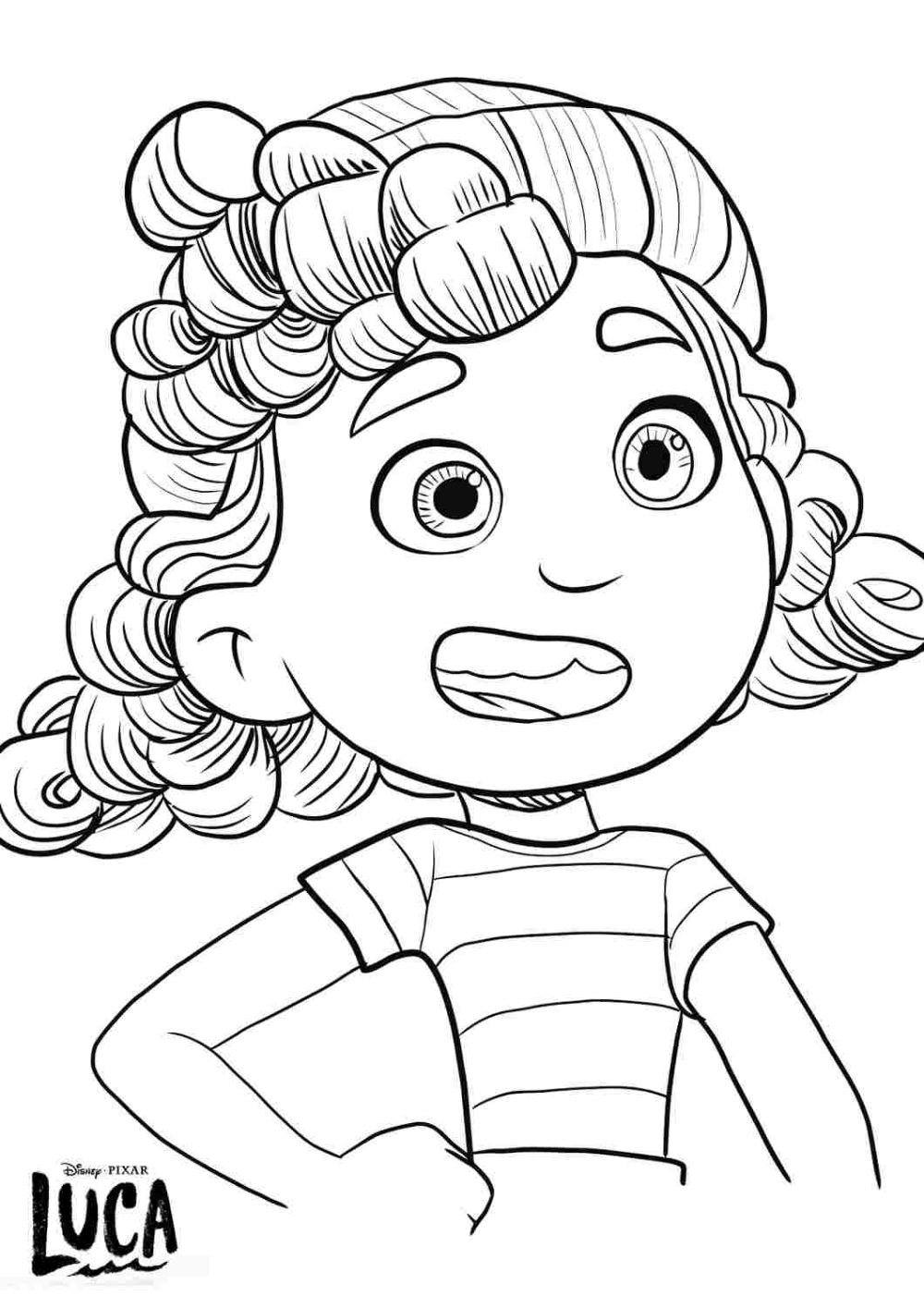 Printable Luca Coloring Pages