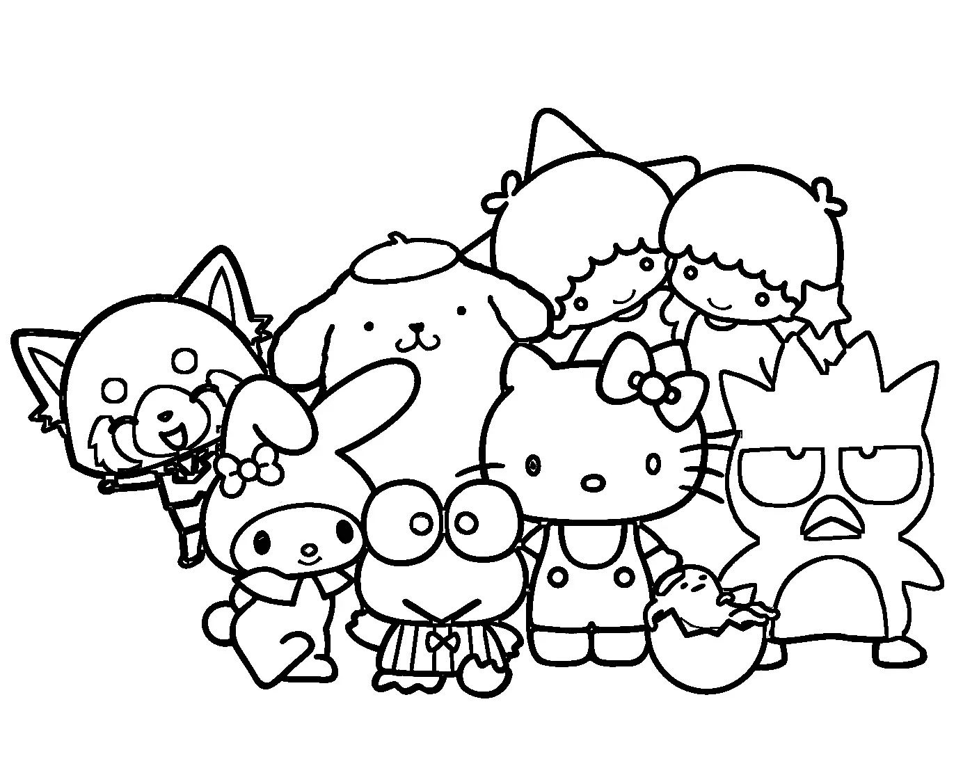 Printable Sanrio Coloring Pages Pdf sanrio coloring 实验室设备网