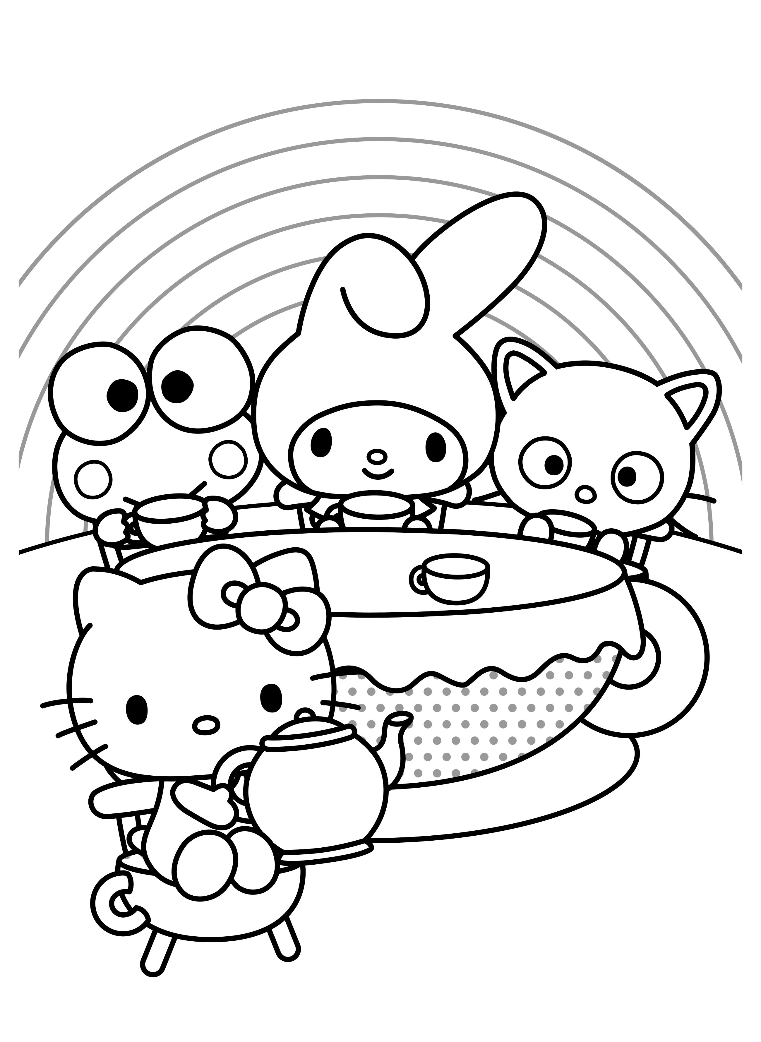 Sanrio Coloring Pages
