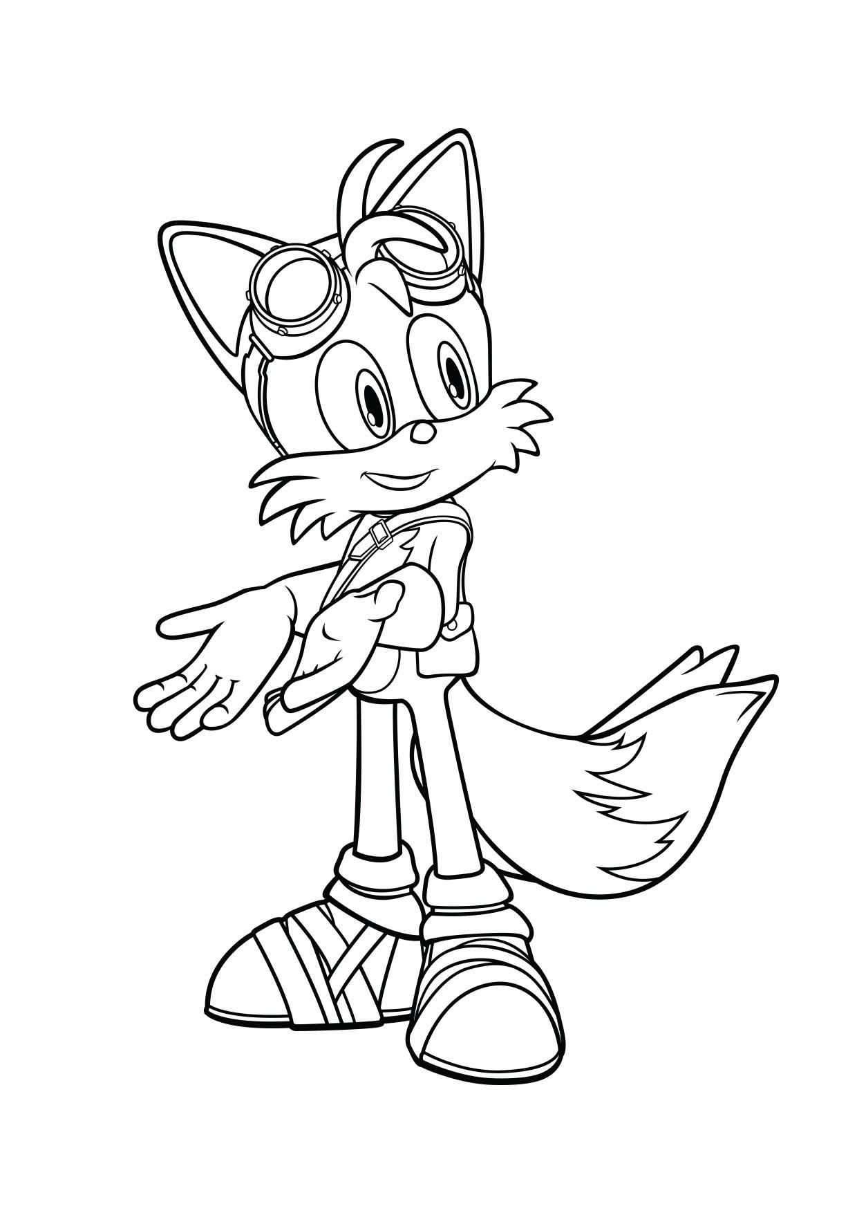 Sonic 2 Coloring Pages
