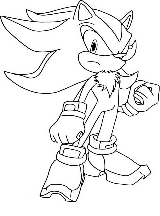 Easy Sonic Coloring Pages PDF Ideas Printable - Coloringfolder.com