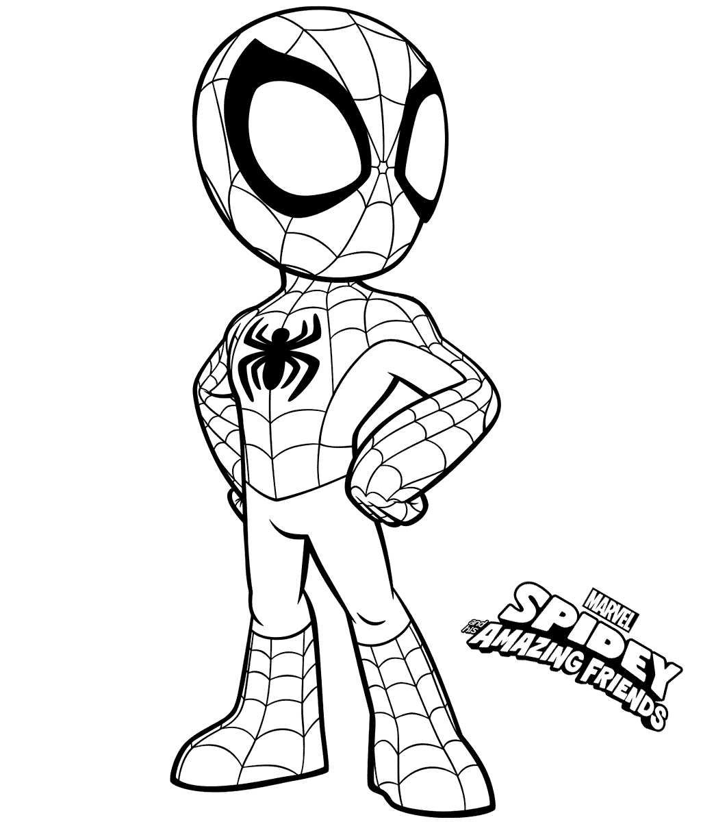 Spidey And His Amazing Friends Coloring Pages Printable