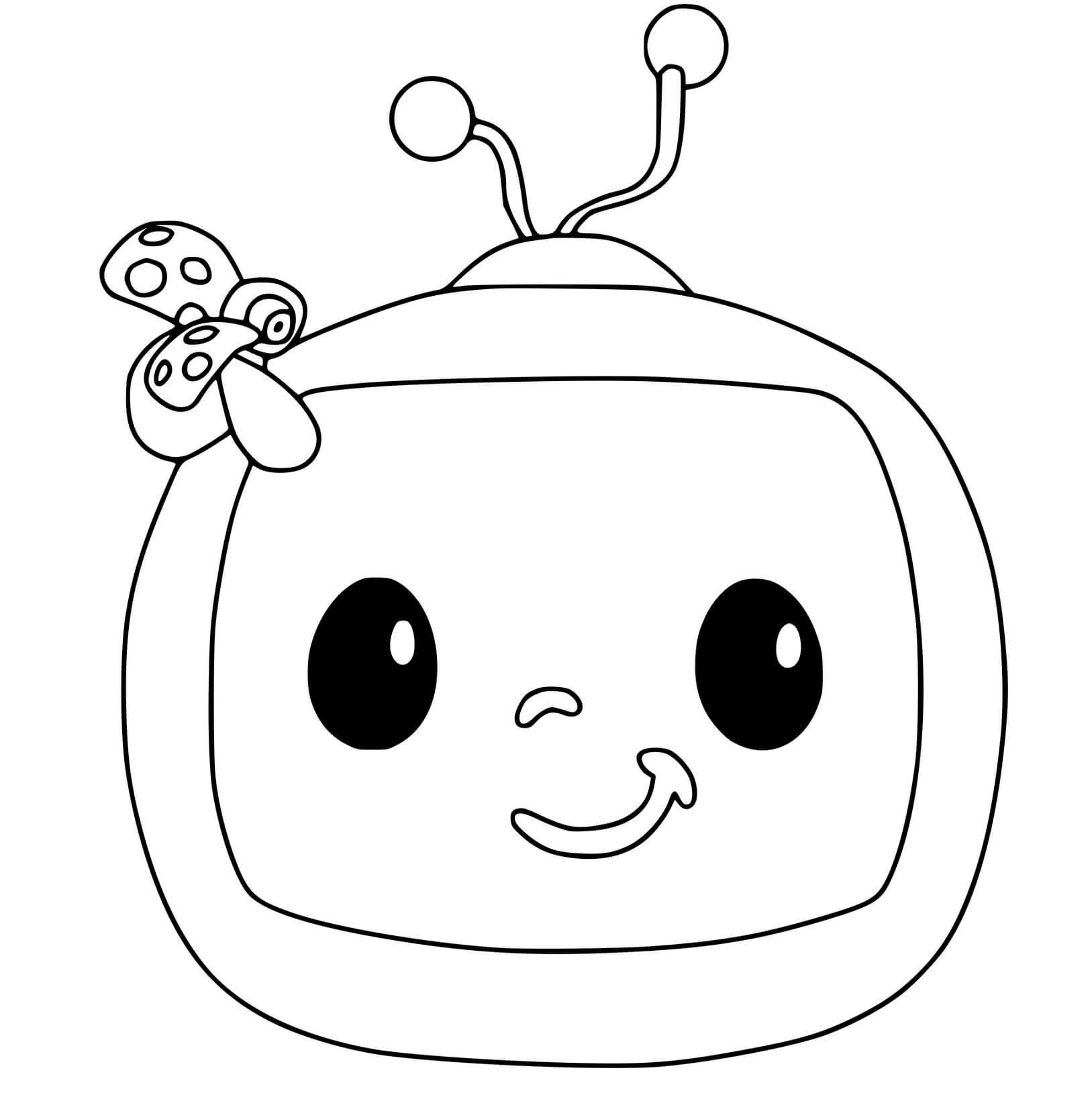 cocomelon channel logo Coloring Pages