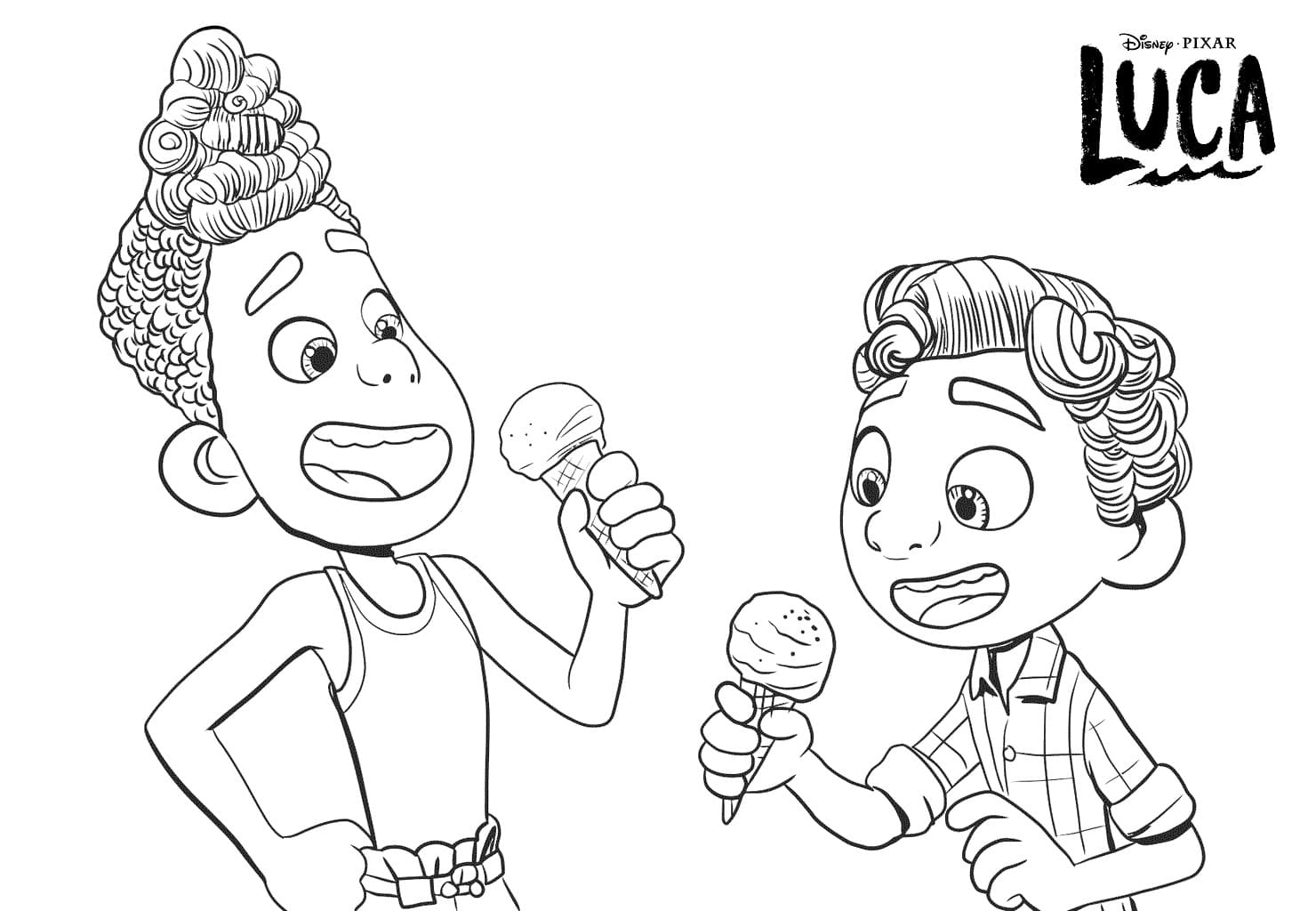 coloring pages luca