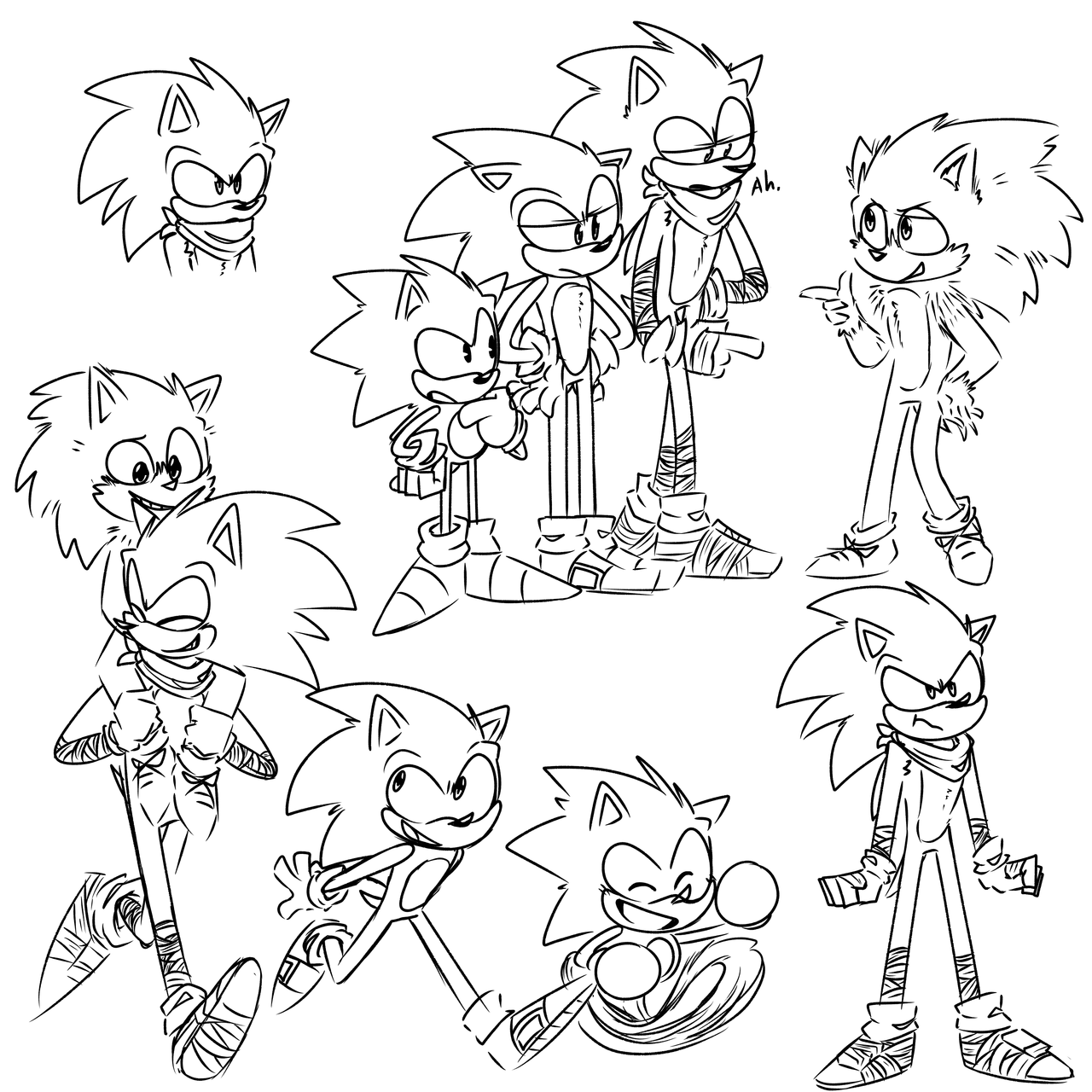 printable Sonic 2 Coloring Pages