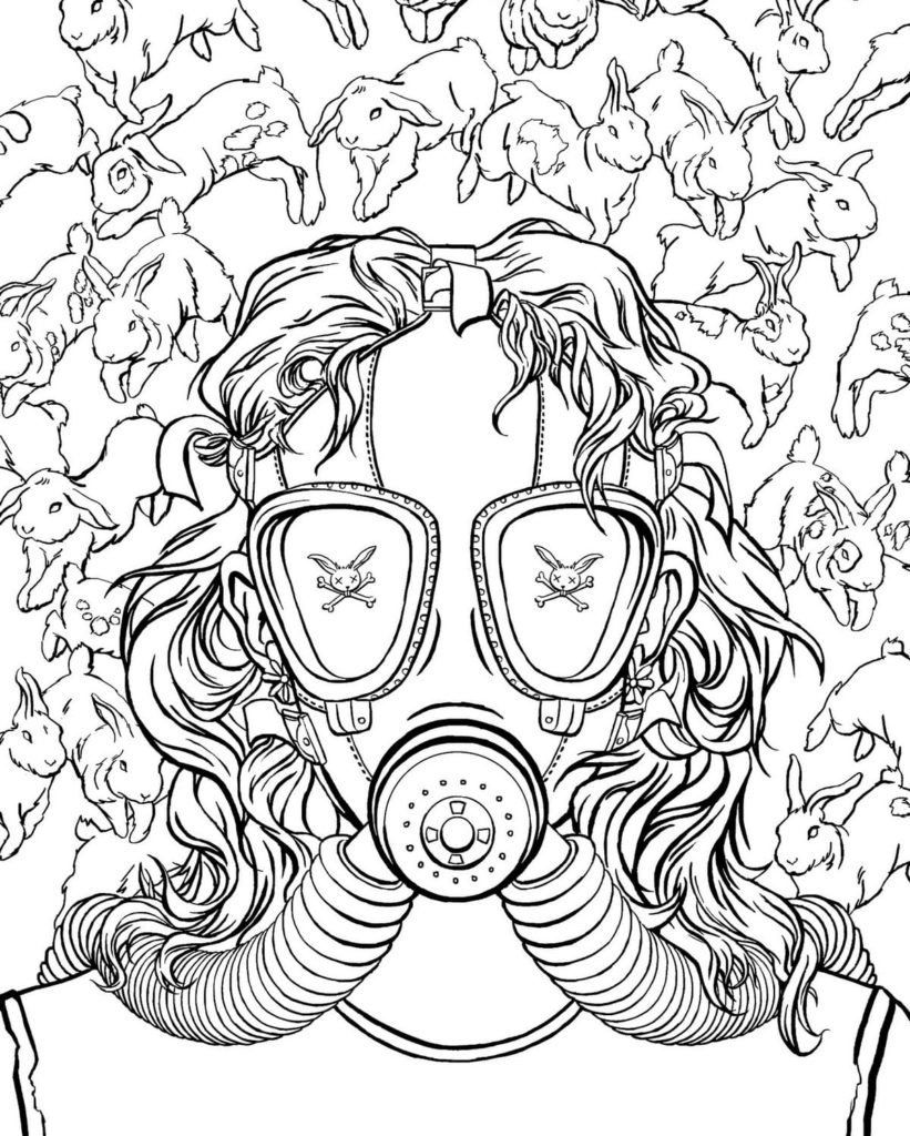 scary Horror Coloring Pages