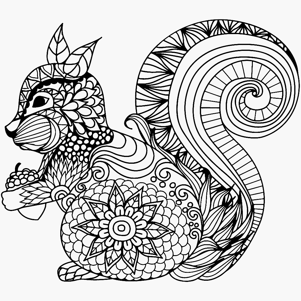Animal Mandala Coloring Pages to Print