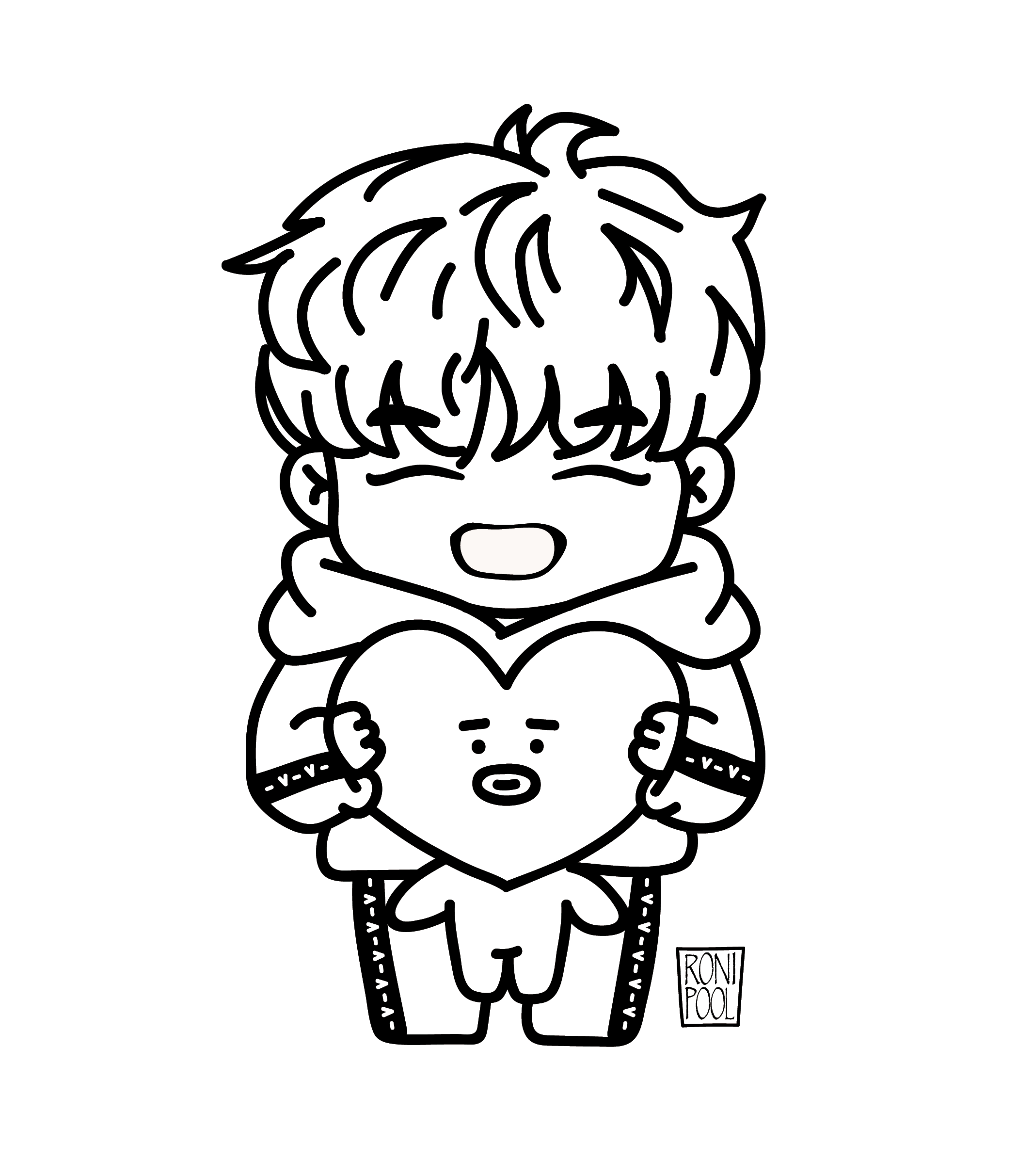 Bts Coloring Pages