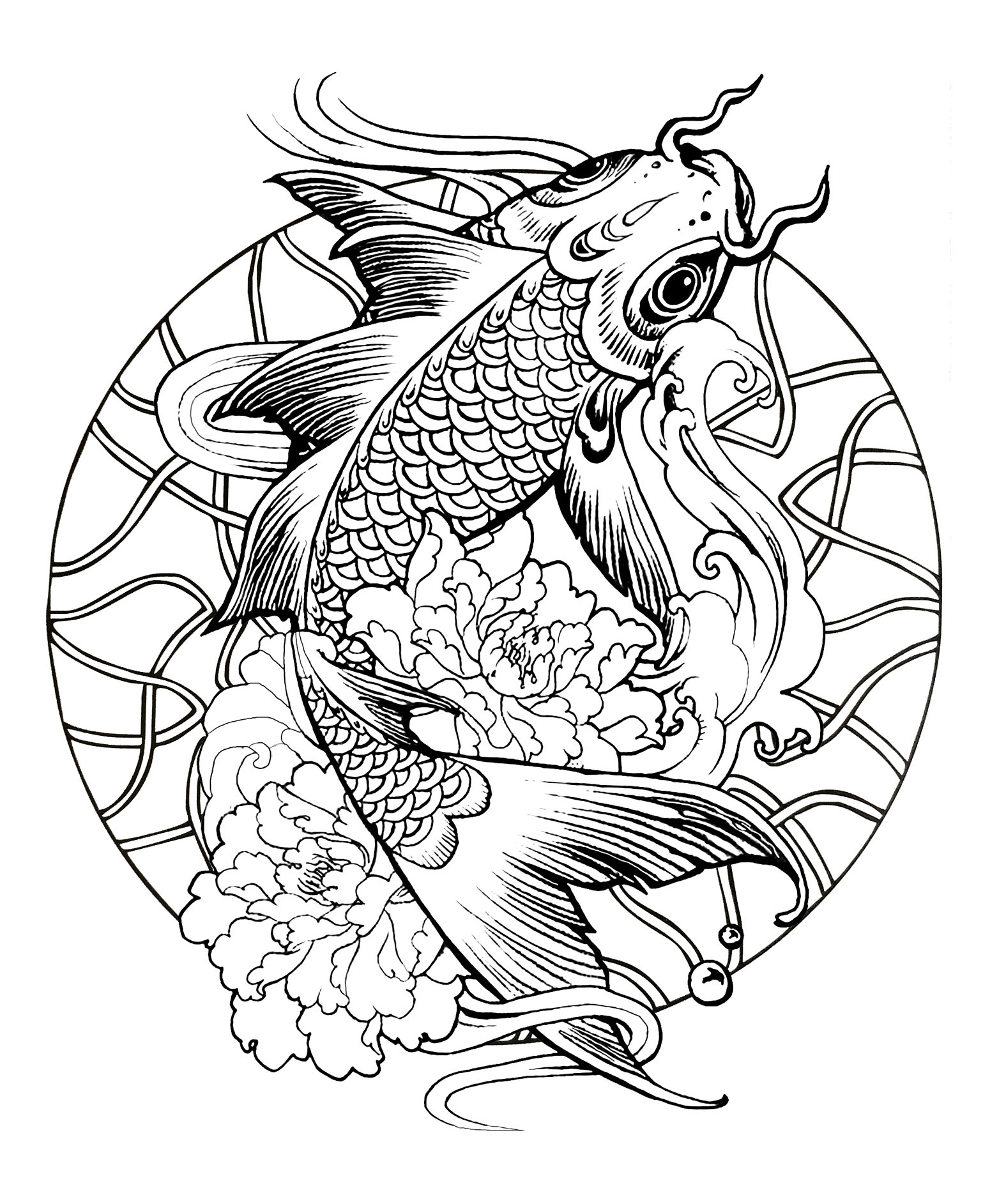 Cool Animal Mandala Coloring Pages