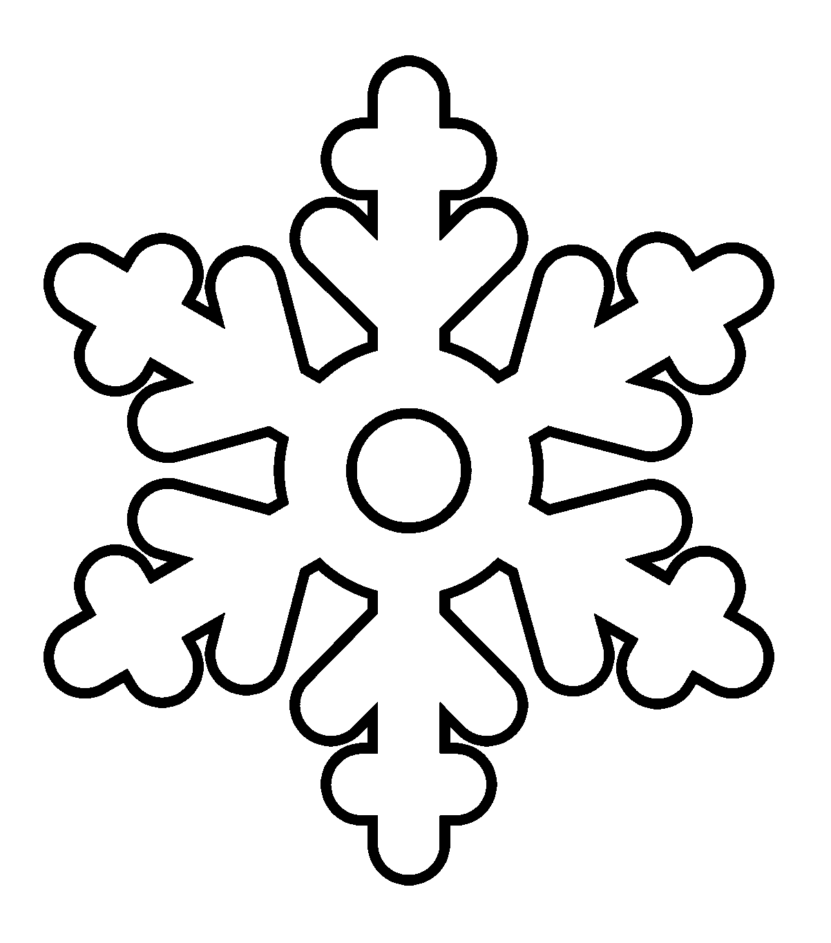 snowflakes patterns coloring pages