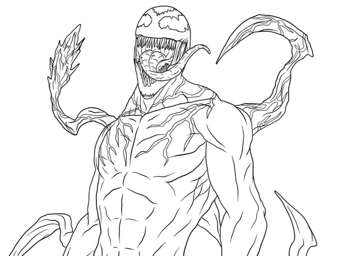 Printable Carnage Coloring Pages Pdf - Coloringfolder.com