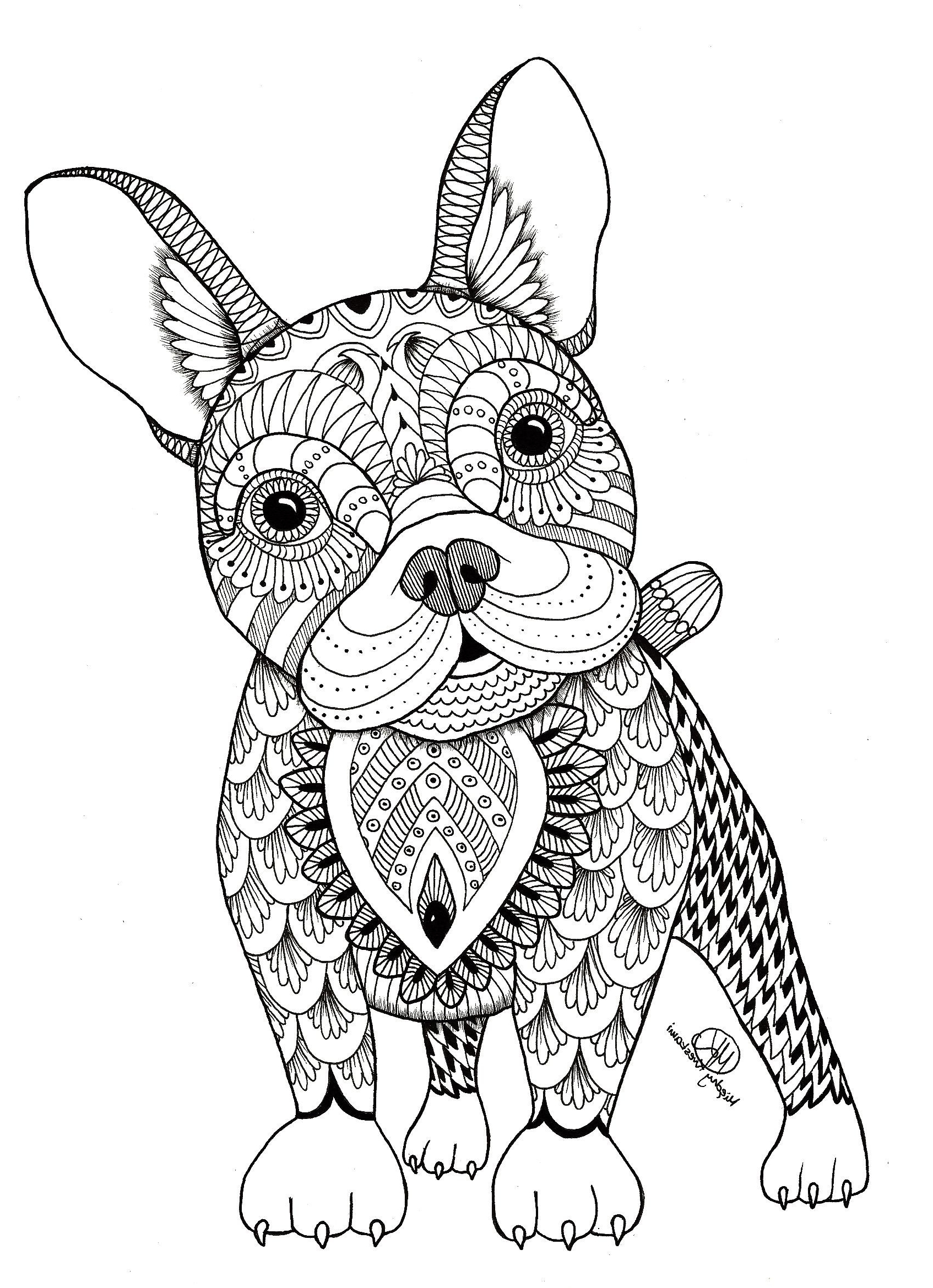 animal mandala coloring pages printable